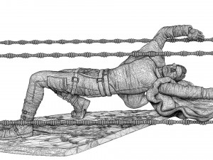 Neo bullet time stl Model do druku 3D
