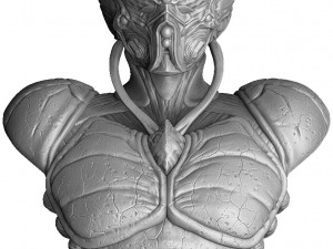 Guyver bust 3d printable 3Dプリントモデル