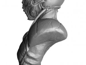 Guyver bust 3d printable 3D Print Model