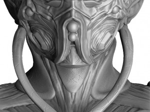 Guyver bust 3d printable 3Dプリントモデル