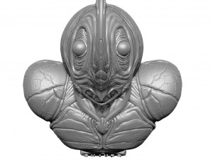 Guyver bust 3d printable 3Dプリントモデル