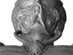 Guyver bust 3d printable 3Dプリントモデル