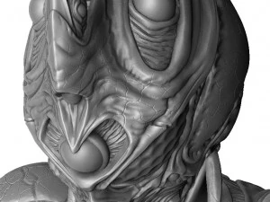 Guyver bust 3d printable 3D Print Model