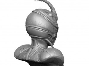 Guyver bust 3d printable 3Dプリントモデル