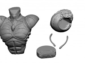 Guyver bust 3d printable 3Dプリントモデル