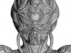 Guyver bust 3d printable 3Dプリントモデル