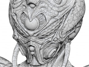 Guyver bust 3d printable 3Dプリントモデル