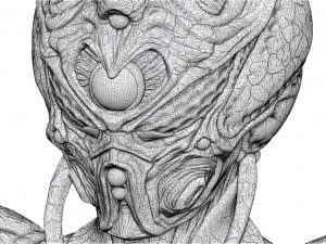 Guyver bust 3d printable 3D Print Model