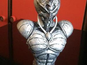 ガイバーバスト 3D 印刷可能 3Dプリントモデル