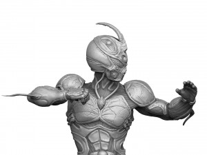 Guyver 3d printable STL Modelo de impresión 3D