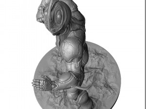 Guyver 3d printable STL Modelo de impresión 3D