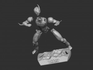 Guyver 3d printable STL Modelo de impresión 3D