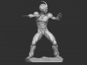 Guyver 3d printable STL Modelo de impresión 3D