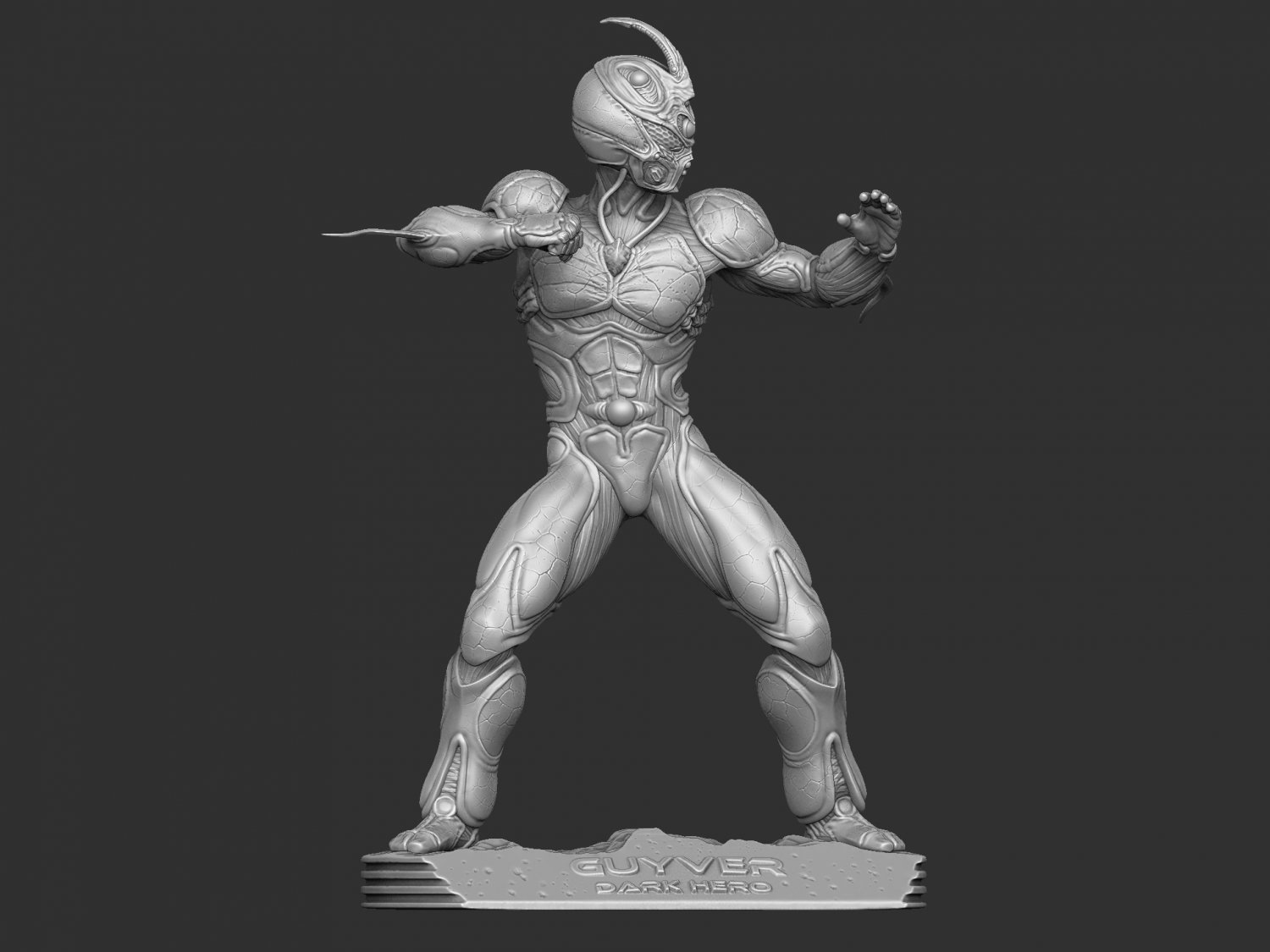 Guyver 3d Printable 3D Принт Модель In Монстры И Существа 3DExport