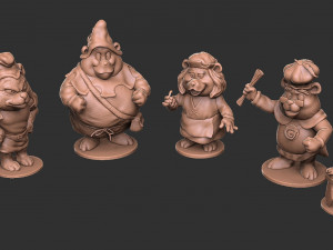Gummy bears collection stl 3d printable Modèles 3D en vedette