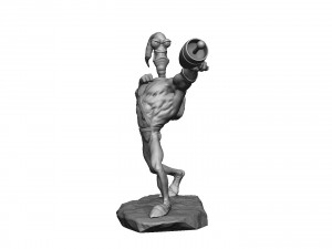Earthworm Jim stl 3d printable STL 3D-printmodel