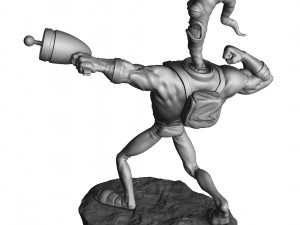 Earthworm Jim stl 3d printable STL 3D-printmodel