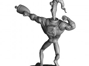 Earthworm Jim stl 3d printable STL 3D-printmodel