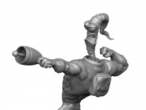 Earthworm Jim stl 3d printable STL 3D-printmodel