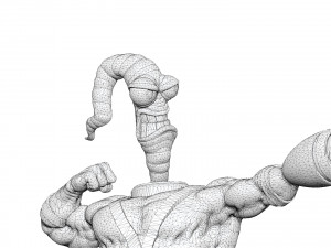Earthworm Jim stl 3d printable STL 3D-printmodel