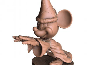 Mickey wizard stl 3d printable 3D Print Model