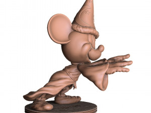 Mickey wizard stl 3d printable Modello di stampa 3D