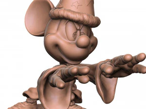 Mickey wizard stl 3d printable 3D Print Model