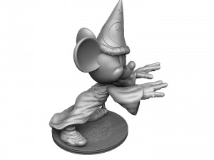 Mickey wizard stl 3d printable Modello di stampa 3D