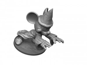 Mickey wizard stl 3d printable Modello di stampa 3D