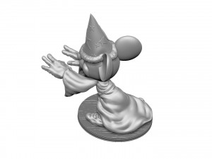 Mickey wizard stl 3d printable Modello di stampa 3D