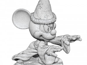 Mickey wizard stl 3d printable Modello di stampa 3D