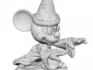 Mickey wizard stl 3d printable 3D Print Model