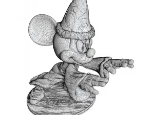Mickey wizard stl 3d printable 3D Print Model