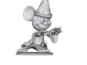 Mickey wizard stl 3d printable 3D Print Model