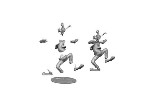 GOOFY assemble and whole STL 3D-Druckmodell