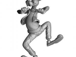 GOOFY assemble and whole STL 3D Print Model