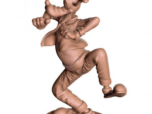 GOOFY assemble and whole STL 3D-Druckmodell