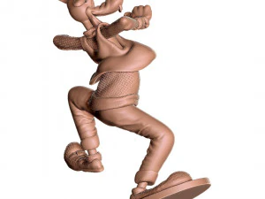 GOOFY assemble and whole STL 3D Print Model
