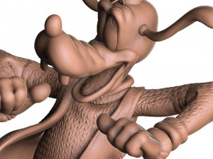 GOOFY assemble and whole STL 3D-Druckmodell