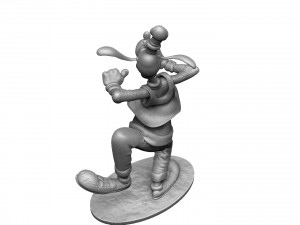 GOOFY assemble and whole STL 3D-Druckmodell
