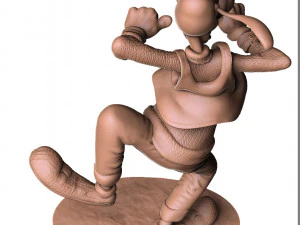 GOOFY assemble and whole STL 3D Print Model
