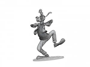 GOOFY assemble and whole STL 3D Print Model