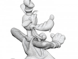 GOOFY assemble and whole STL 3D-Druckmodell