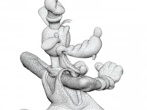 GOOFY assemble and whole STL 3D Print Model