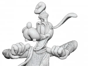 GOOFY assemble and whole STL 3D Print Model