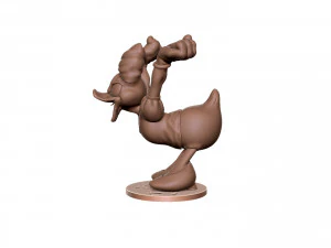 Daisy and Donald duck stl 3D Print Model