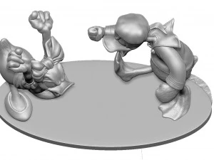 Daisy and Donald duck stl 3D Print Model