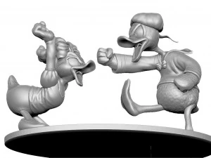 Daisy and Donald duck stl 3D Print Model