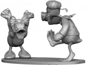 Daisy and Donald duck stl 3D Print Model