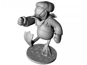 Daisy and Donald duck stl 3D Print Model